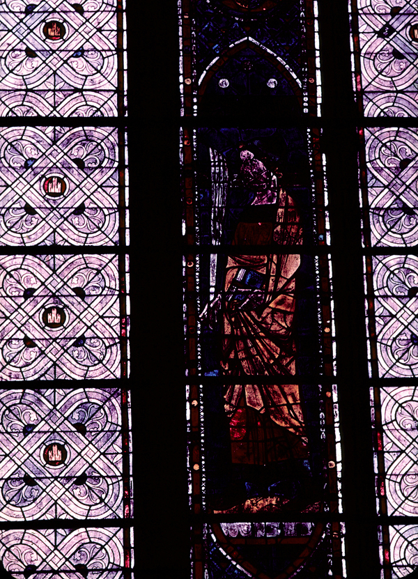 Choir, north clerestory, bay 1, window, section C1
