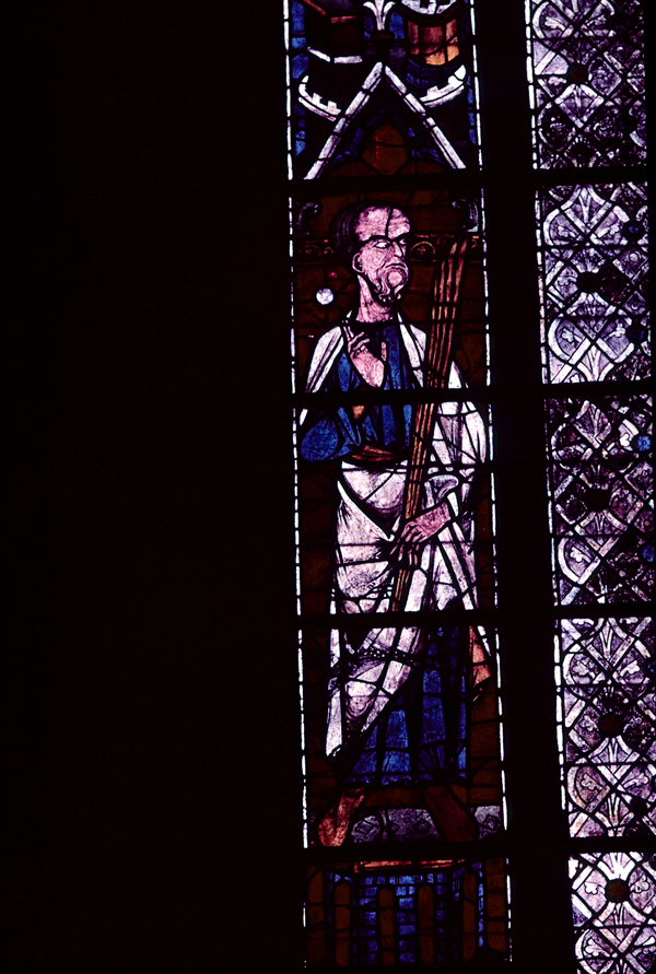 Choir, north clerestory, bay 2, window, section A1