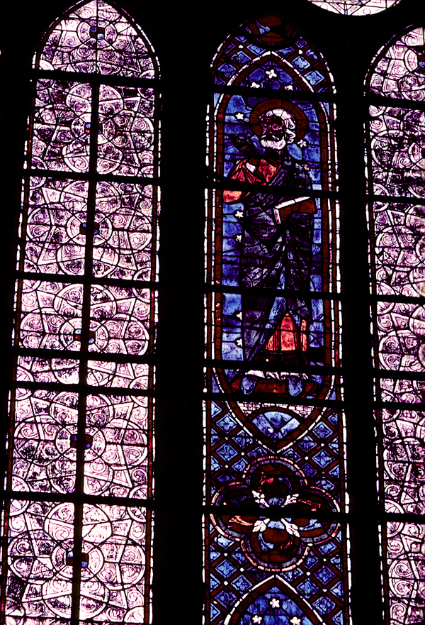 Choir, north clerestory, bay 4, window, section C2