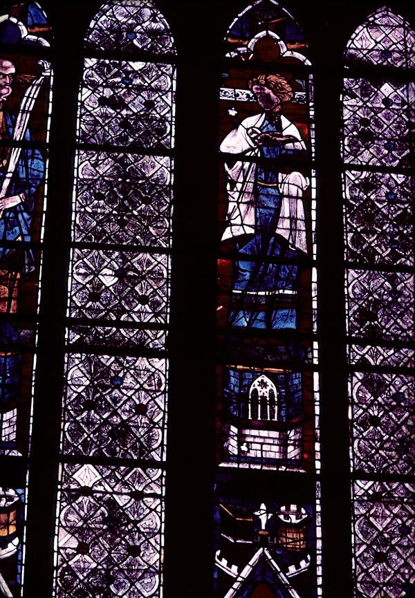 Choir, north clerestory, bay 2, window, section C2
