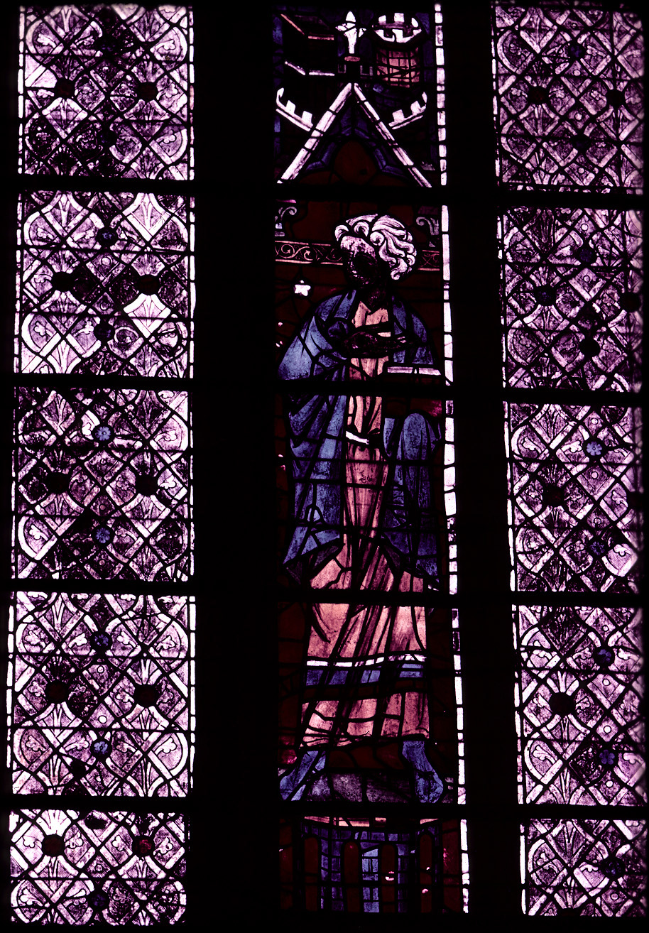 Choir, north clerestory, bay 2, window, section C1
