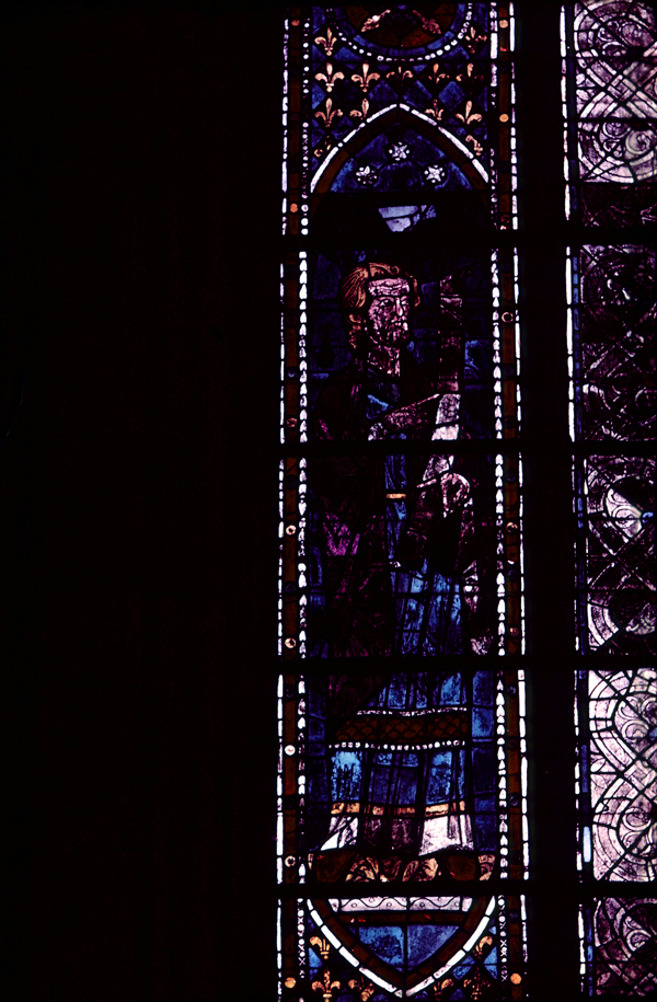 Choir, north clerestory, bay 3, window, section A1