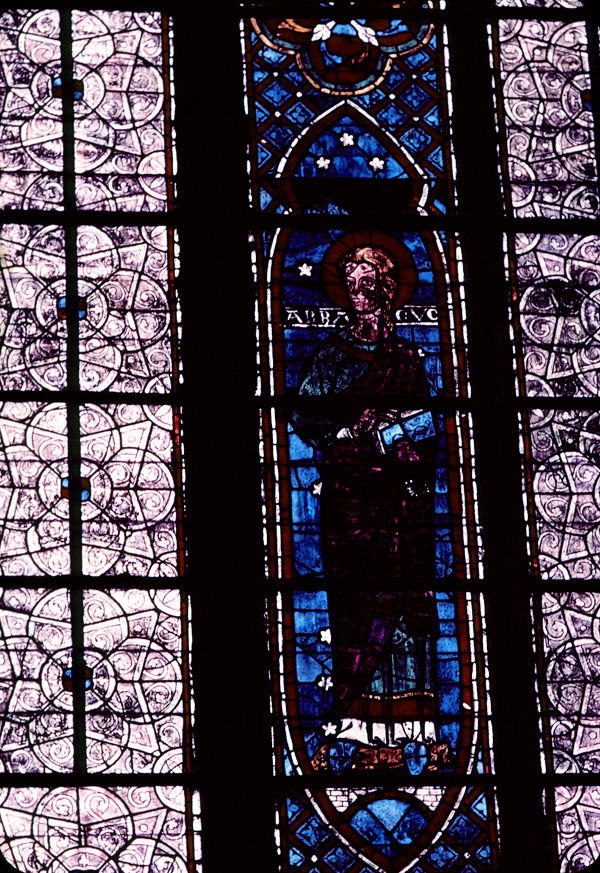 Choir, north clerestory, bay 4, window, section C1