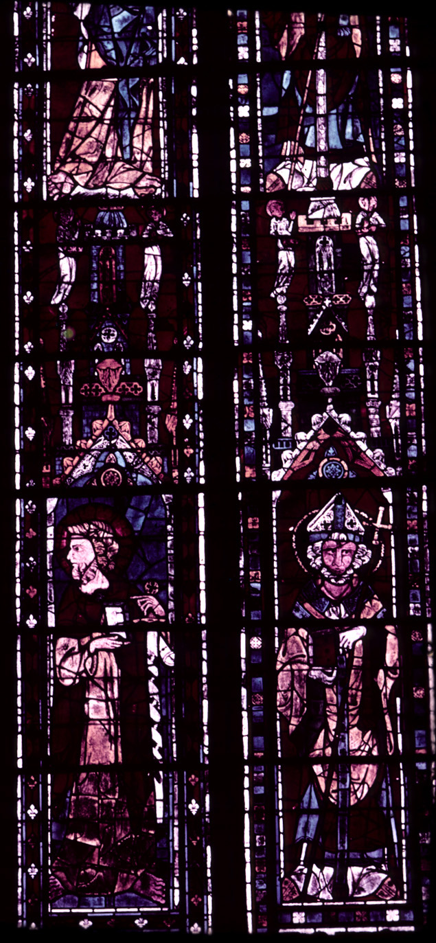 Apse, clerestory, bay 3, window, section AB, bottom