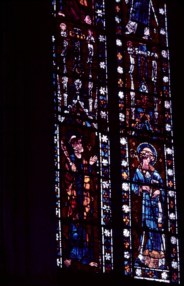 Apse, clerestory, bay 1, window, section AB, bottom