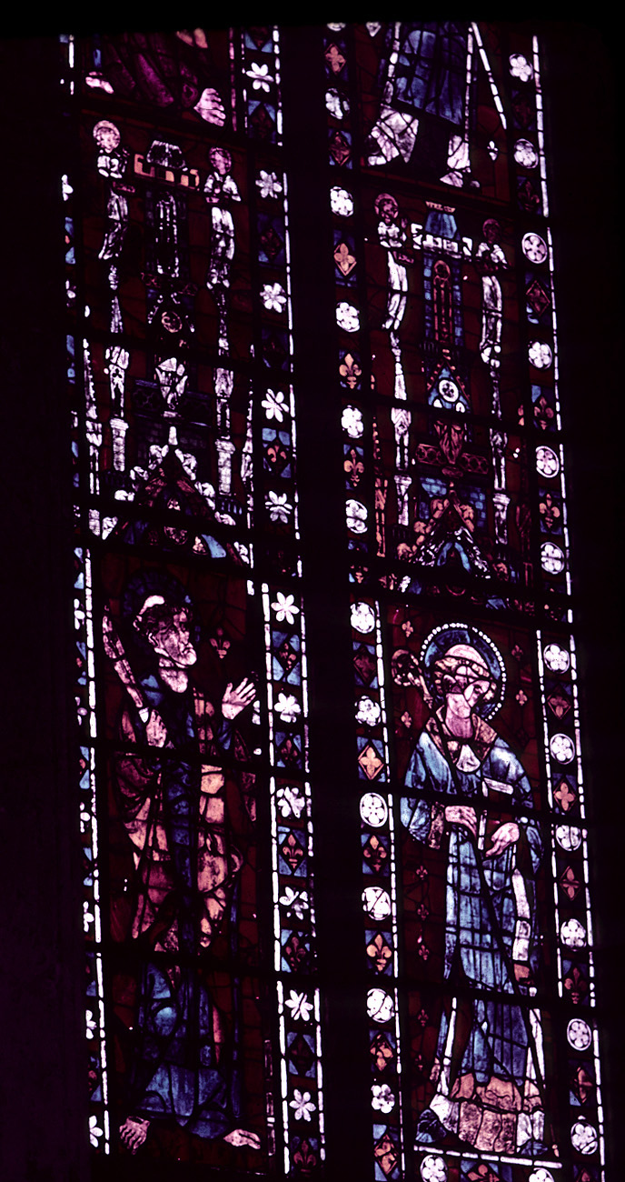 Apse, clerestory, bay 1, window, section AB, bottom