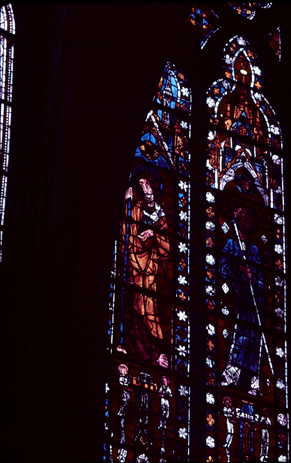 Apse, clerestory, bay 1, window, section AB, top