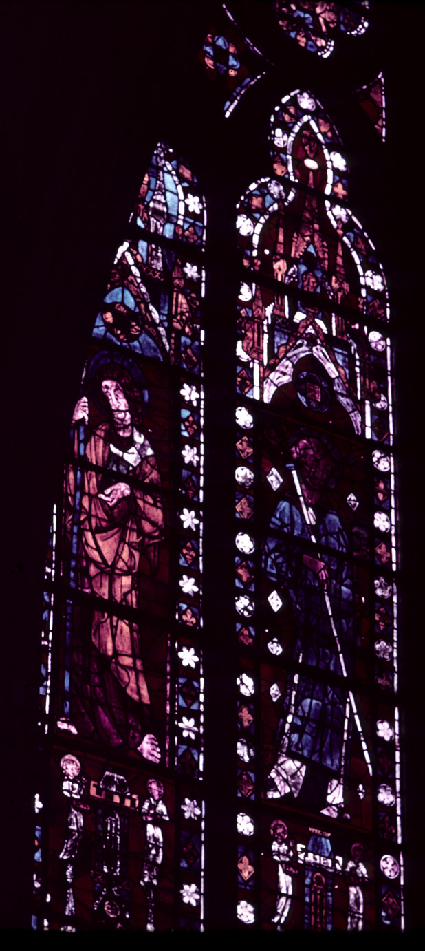 Apse, clerestory, bay 1, window, section AB, top