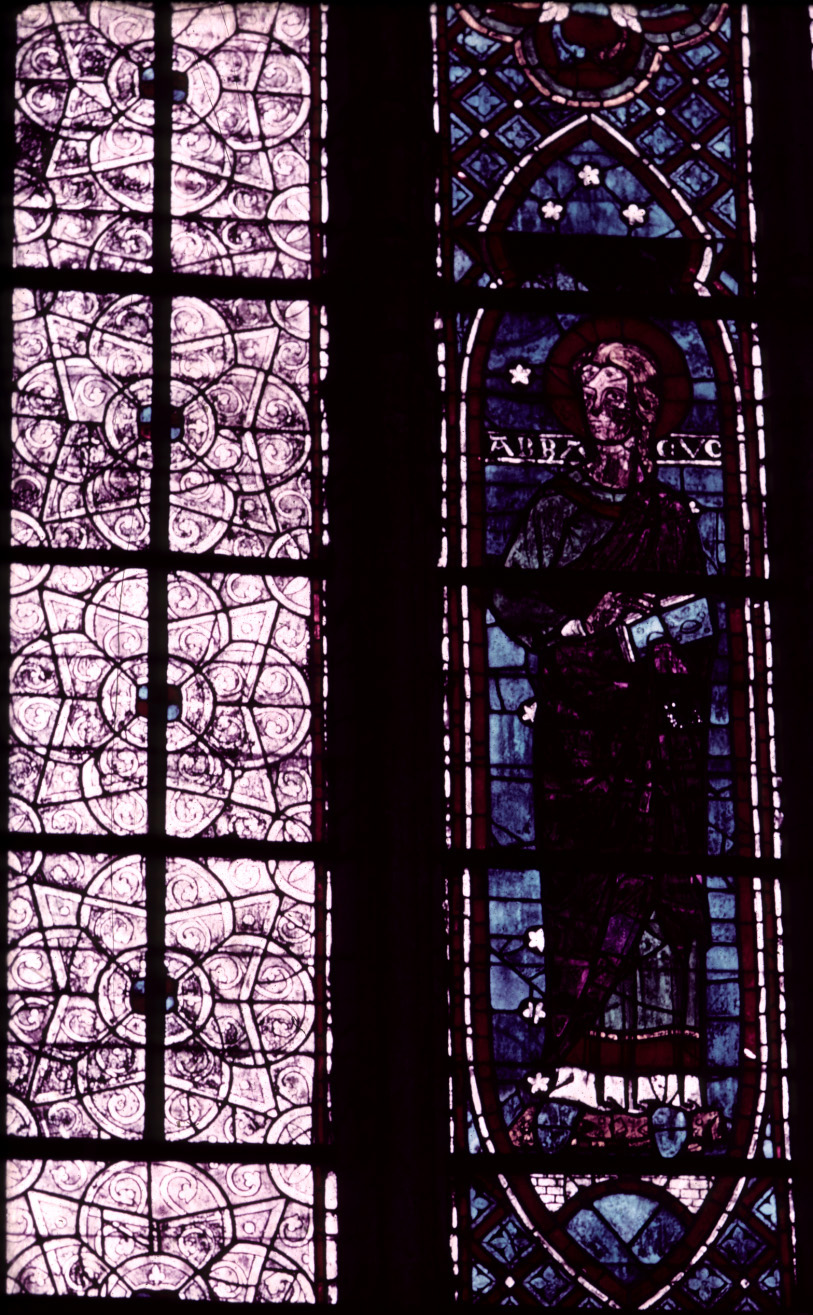Choir, north clerestory, bay 4, window, section C1