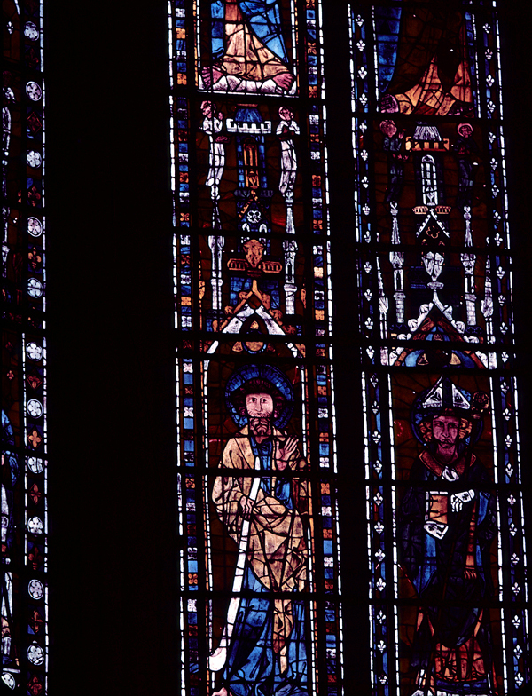Apse, clerestory, bay 2, window, section AB, bottom