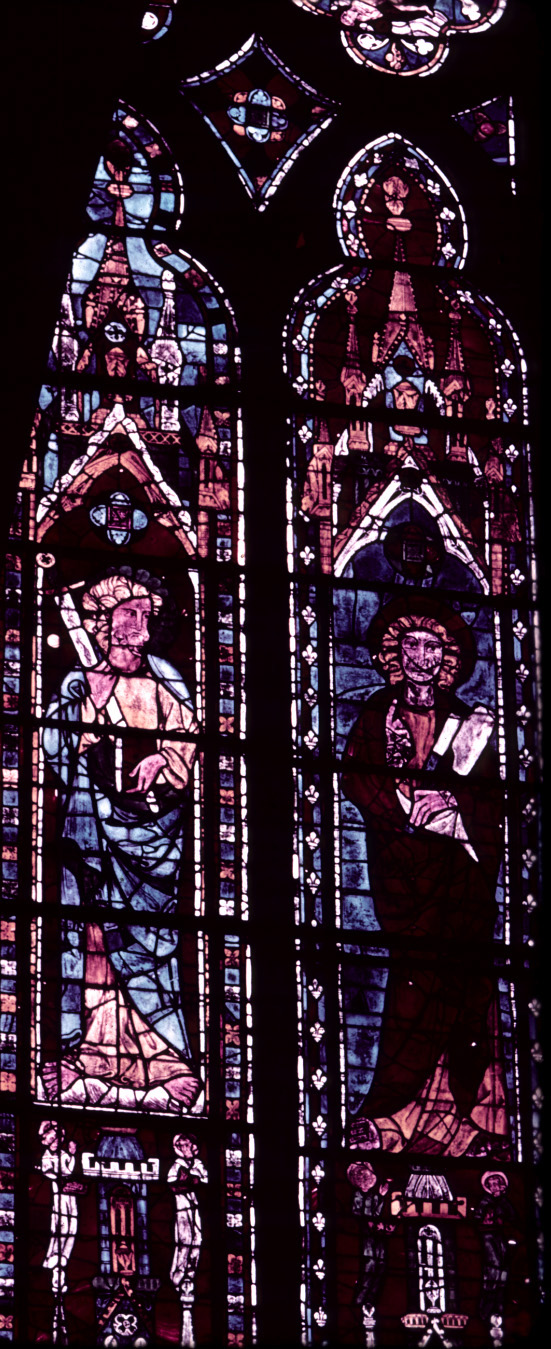 Apse, clerestory, bay 2, window, section AB, top