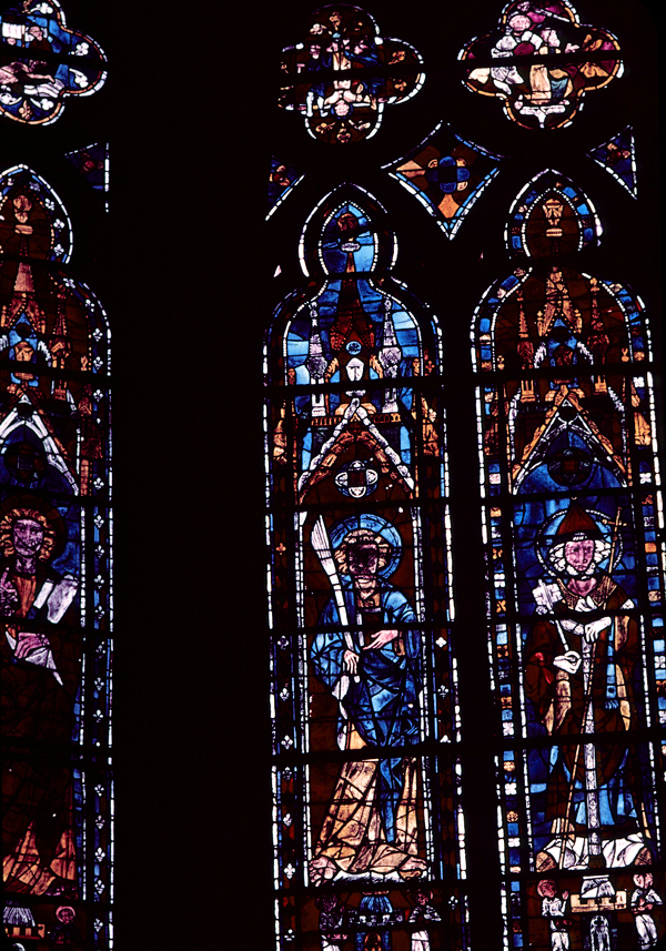 Apse, clerestory, bay 3, window, section AB, top