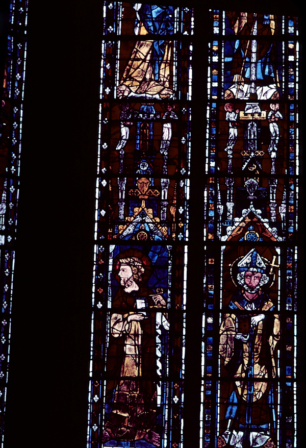 Apse, clerestory, bay 3, window, section AB, bottom