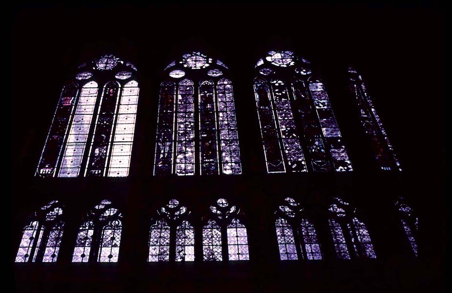Choir, south clerestory, windows