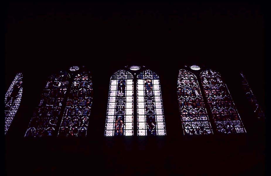 Nave, north clerestory, bays 4-6, windows