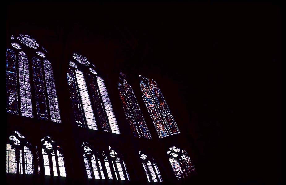 Choir, north clerestory, bays 4-5, windows