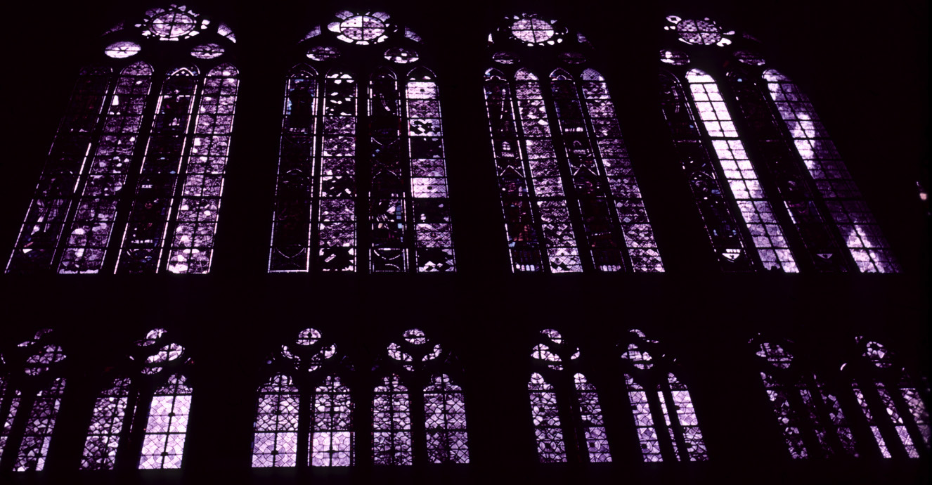 Choir, south clerestory, windows