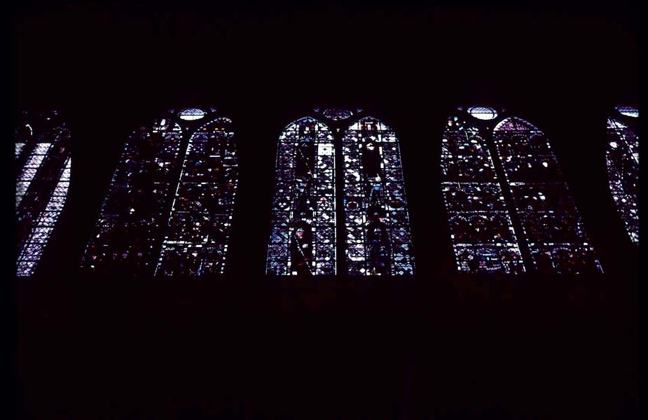 Nave, south clerestory, windows