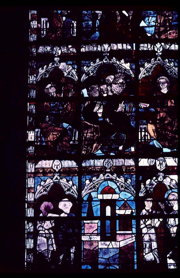 Nave, south clerestory, bay 5, window, section A1