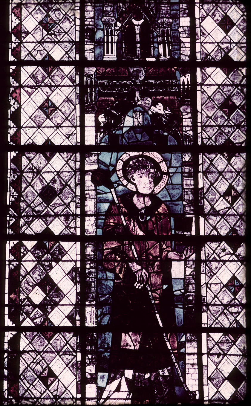 Nave, south clerestory, bay 6, window, section B1-B2