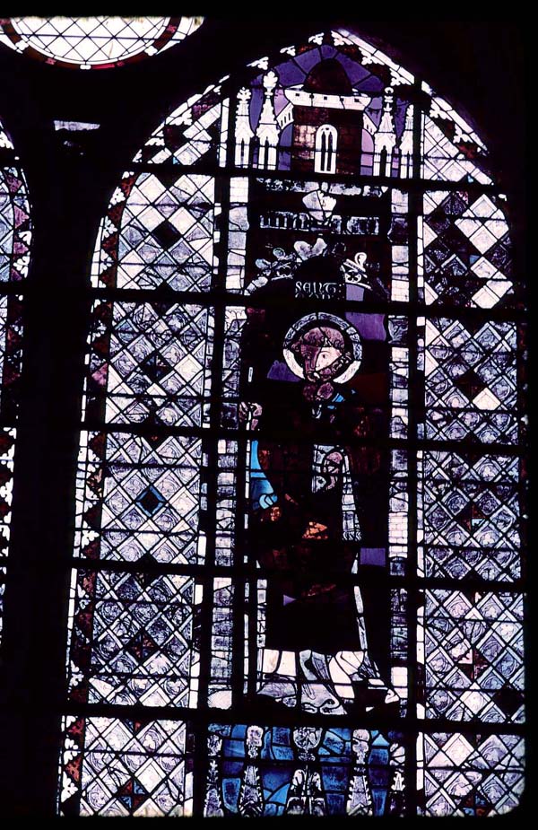 Nave, south clerestory, bay 6, window, section B3