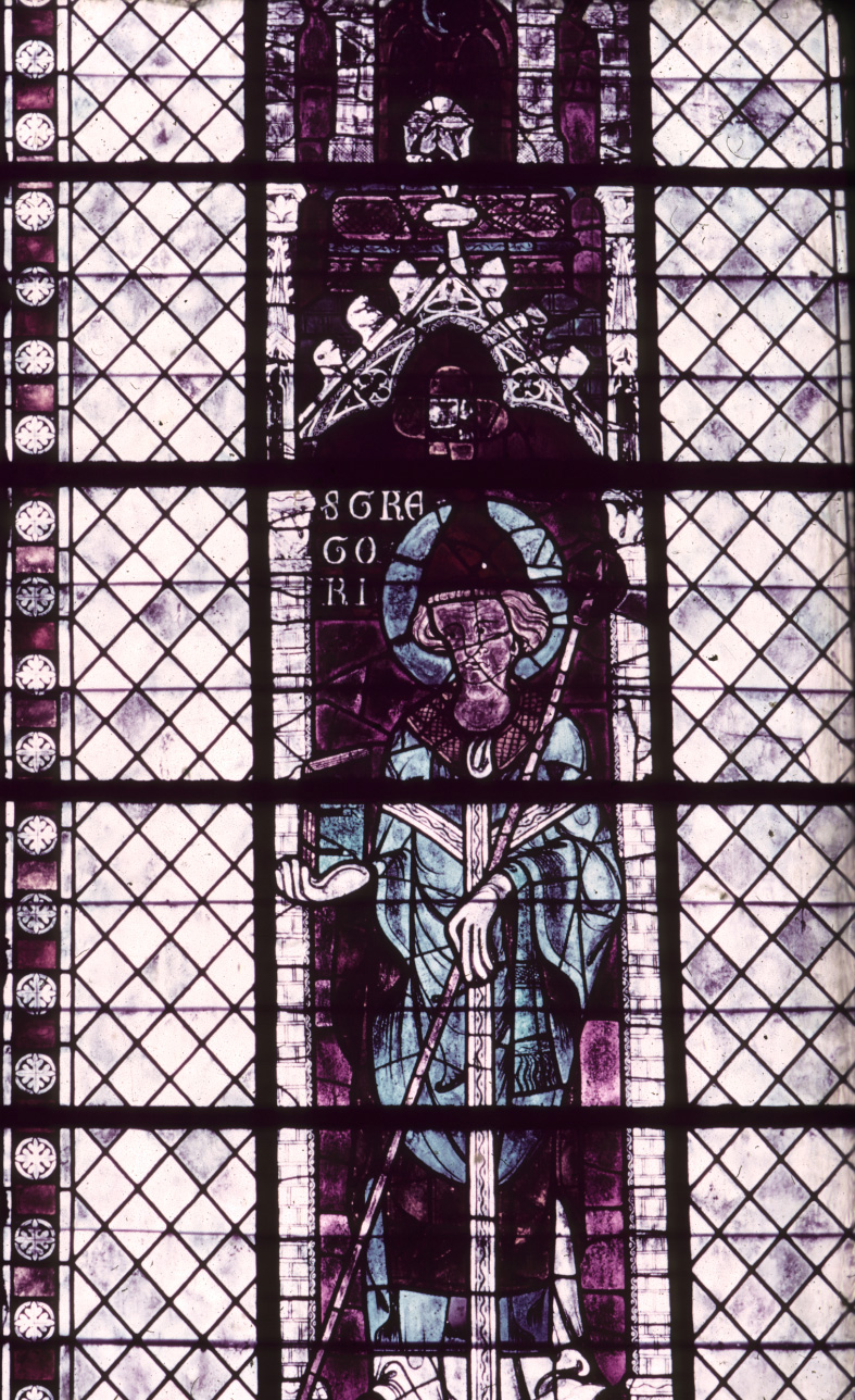 Nave, south clerestory, bay 2, window, section B1