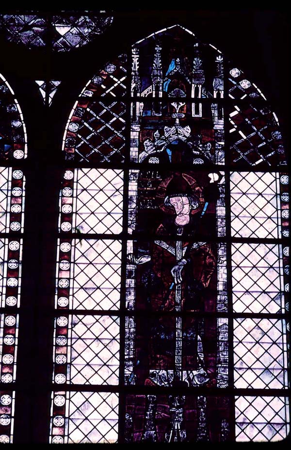 Nave, south clerestory, bay 2, window, section B3