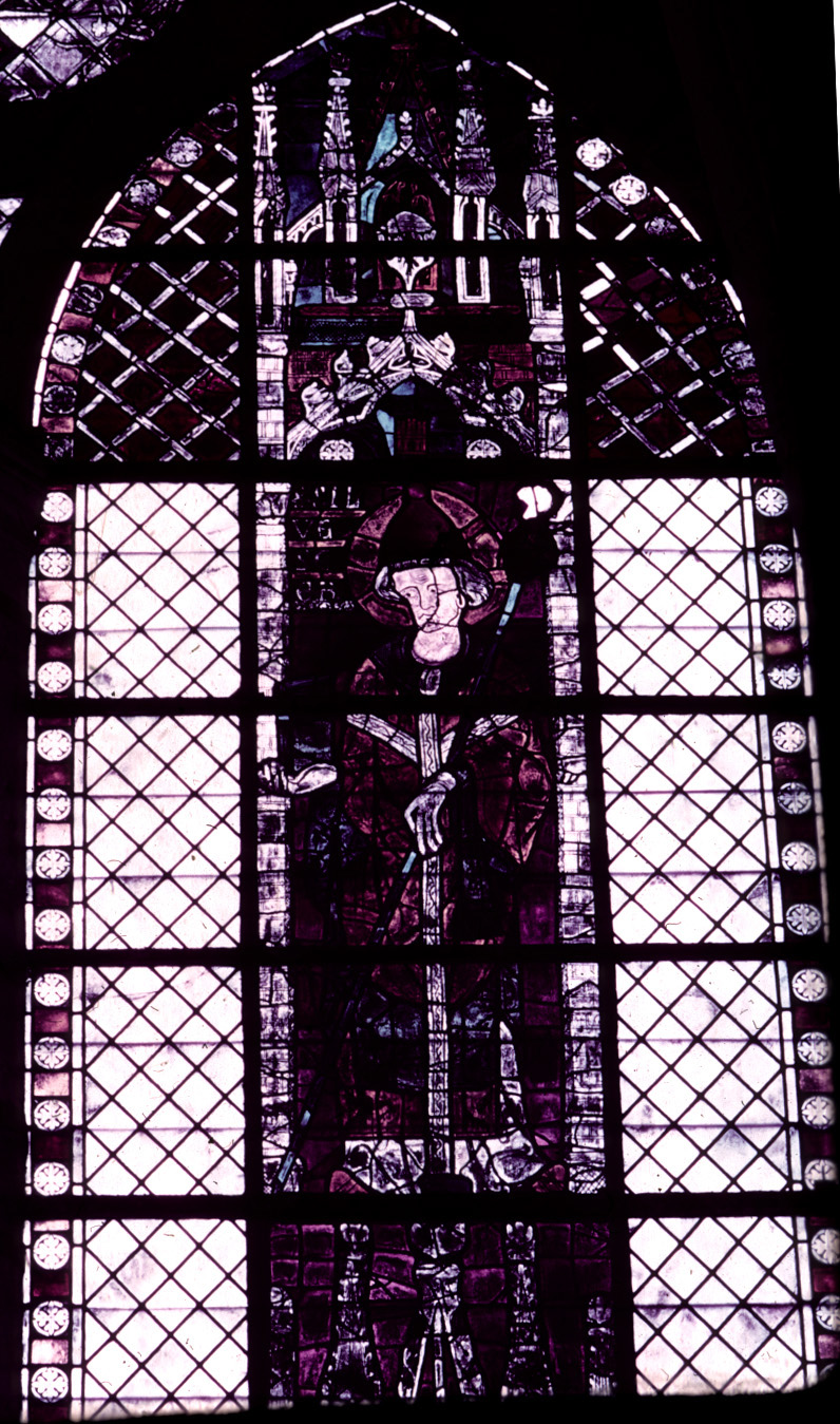 Nave, south clerestory, bay 2, window, section B3