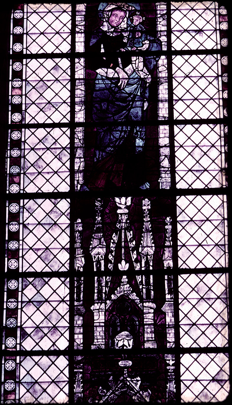 Nave, south clerestory, bay 2, window, section A2