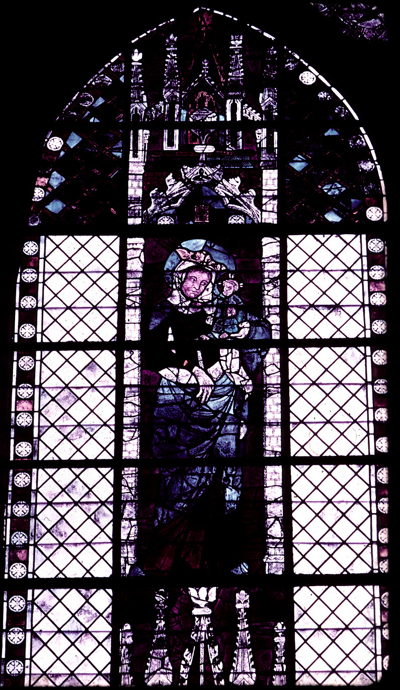 Nave, south clerestory, bay 2, window, section A3