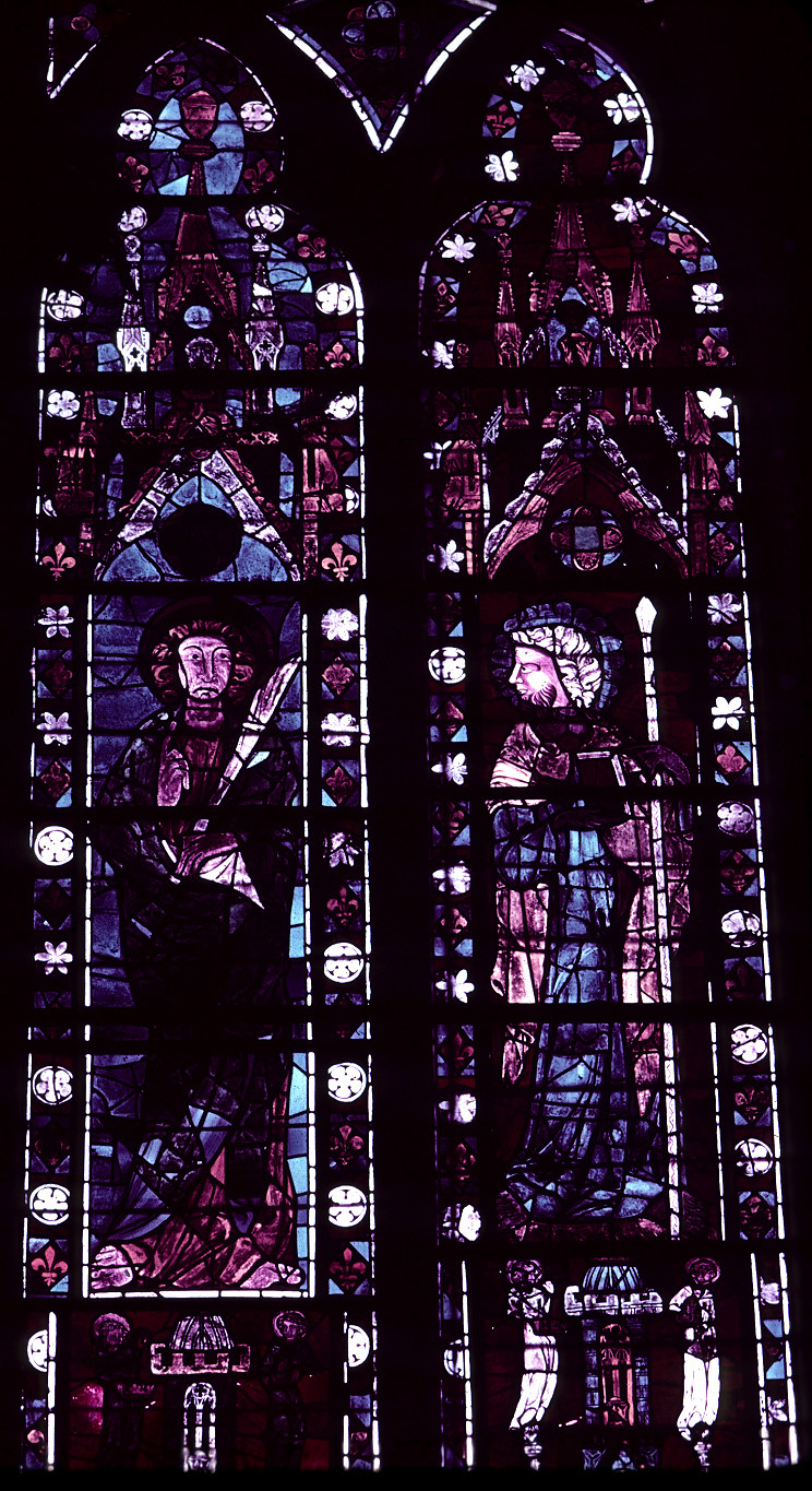 Apse, clerestory, bay 6, window, section AB, 2