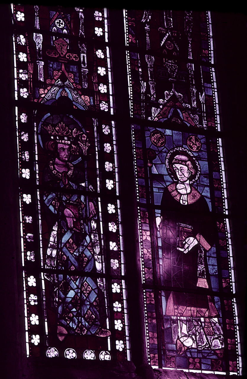 Apse, clerestory, bay 4, window, section AB, 1