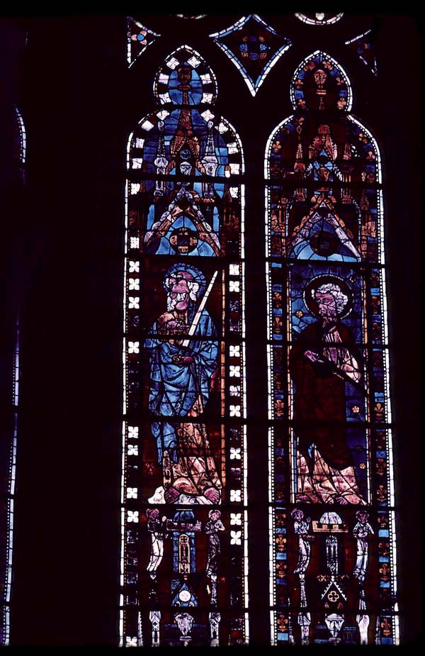 Apse, clerestory, bay 5, window, section AB, 2