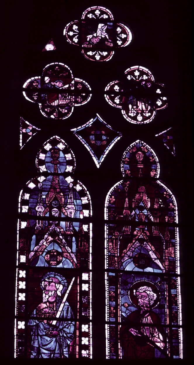 Apse, clerestory, bay 5, window, section AB, 3