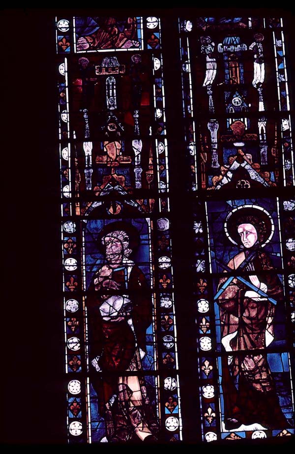 Apse, clerestory, bay 6, window, section AB, 1