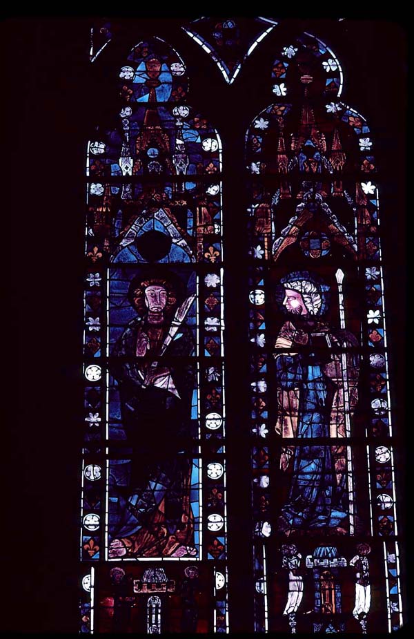 Apse, clerestory, bay 6, window, section AB, 2