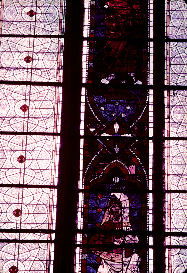 Choir, south clerestory, bay 1, window, section C2
