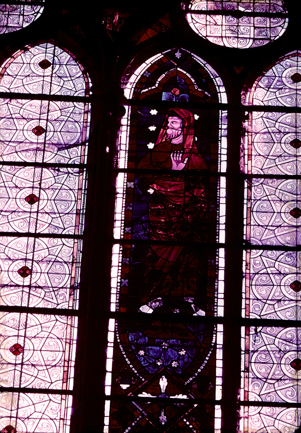 Choir, south clerestory, bay 1, window, section C3