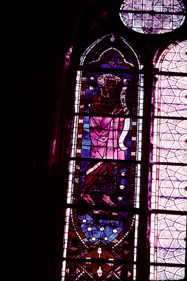 Choir, south clerestory, bay 1, window, section A3