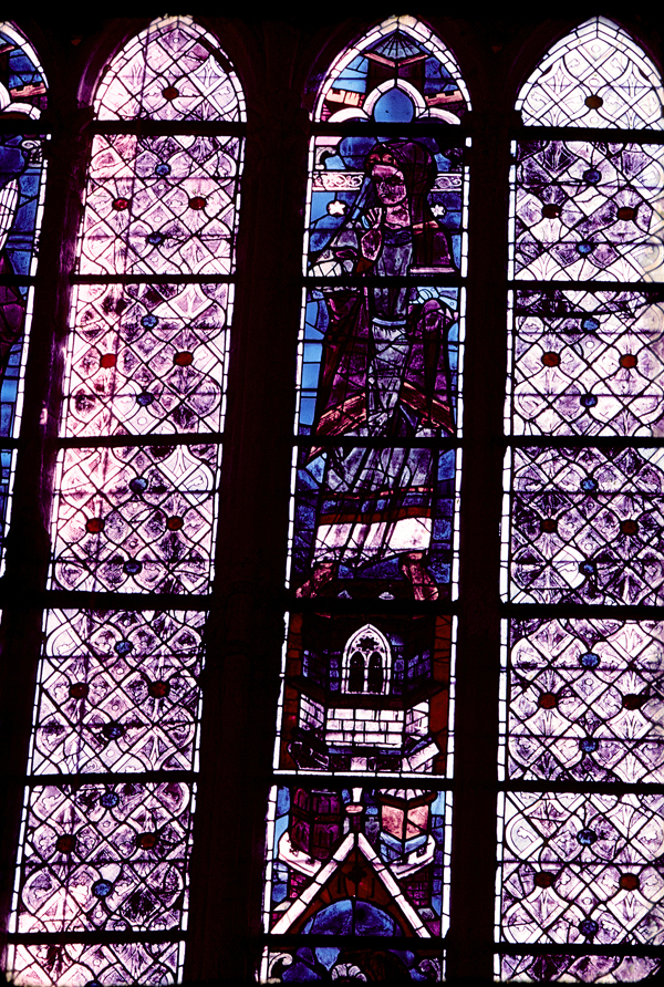 Choir, south clerestory, bay 4, window, section C2
