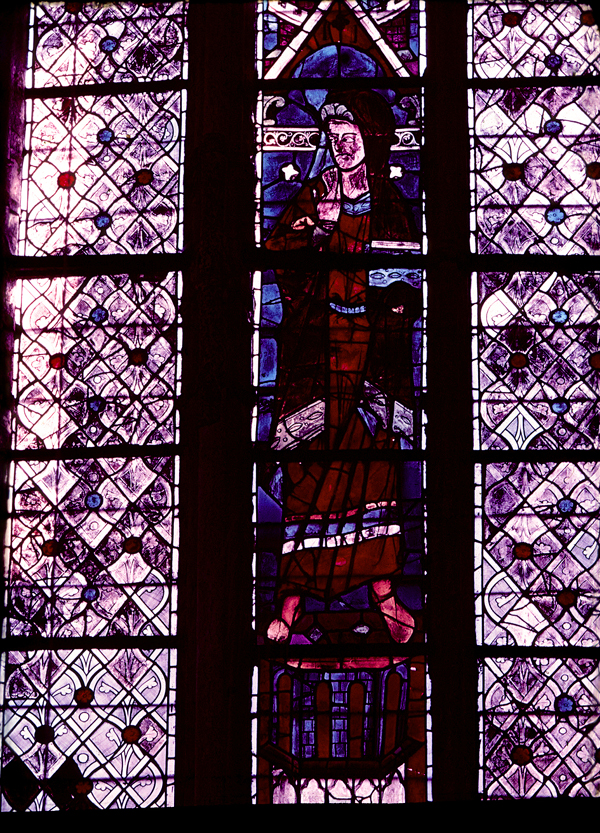 Choir, south clerestory, bay 4, window, section C1