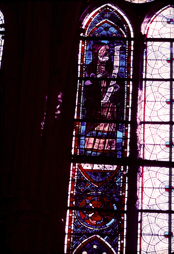Choir, south clerestory, bay 5, window, section A2