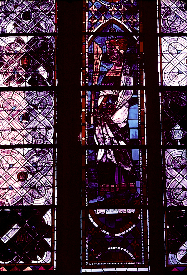 Choir, south clerestory, bay 3, window, section C1