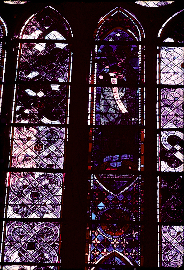 Choir, south clerestory, bay 3, window, section C2