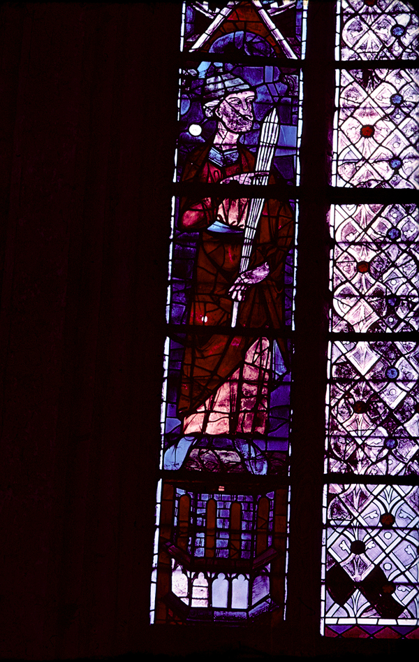 Choir, south clerestory, bay 4, window, section A1