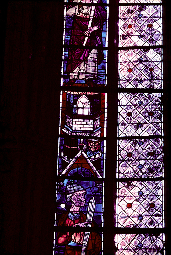 Choir, south clerestory, bay 4, window, section A2