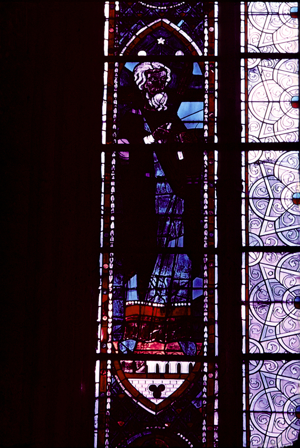 Choir, south clerestory, bay 5, window, section A1