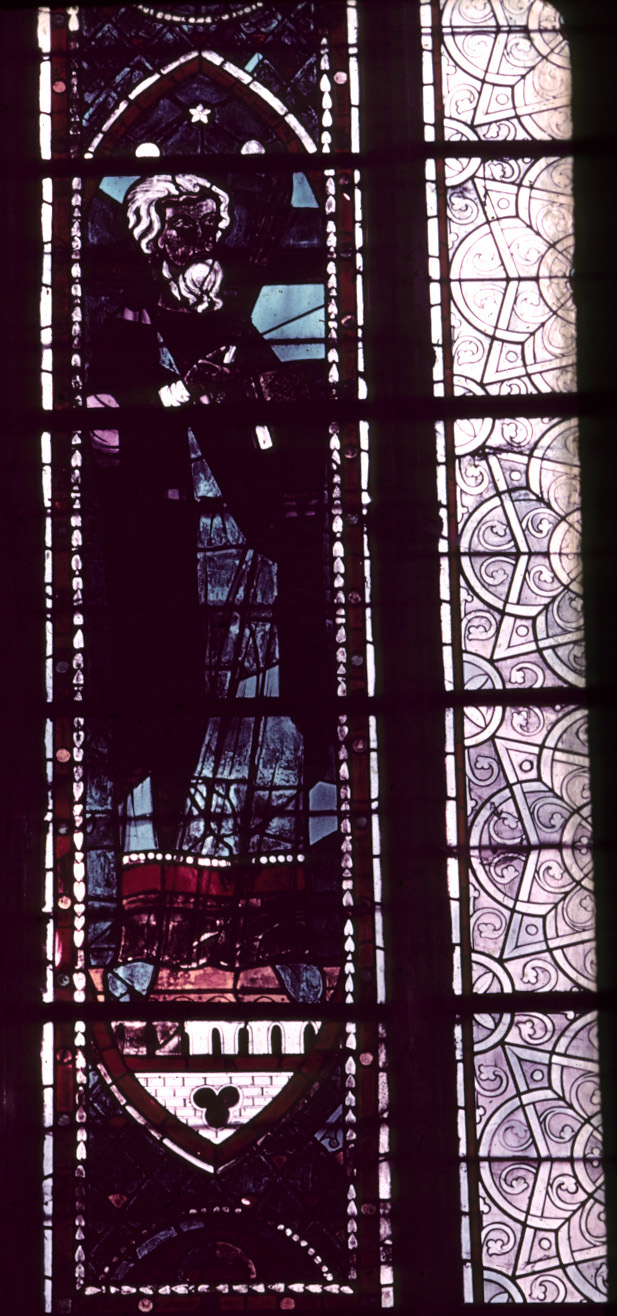 Choir, south clerestory, bay 5, window, section A1