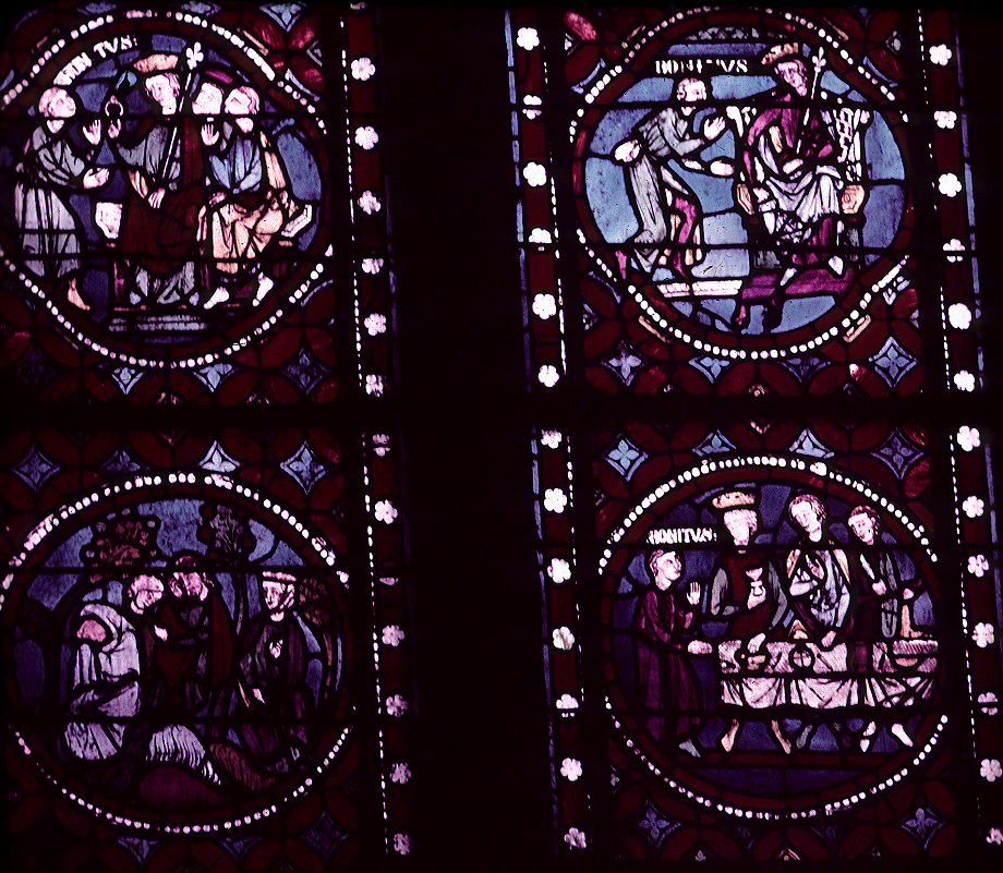 S. Bonitus Chapel, Window 1.