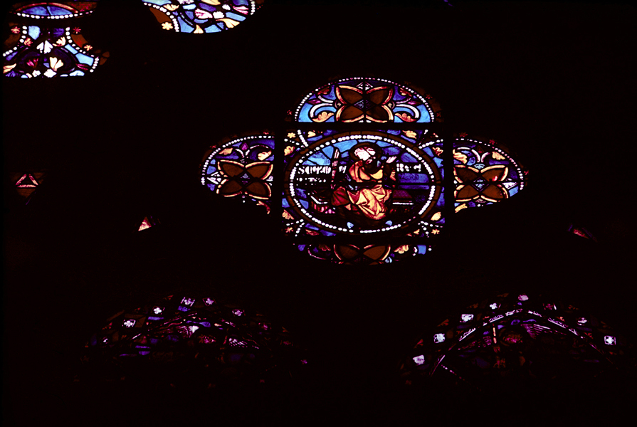 Apse, window 6, section CD, top